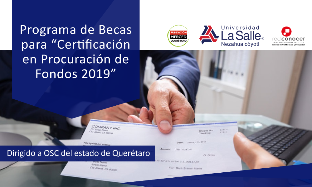 Programa de Becas para “Certificación en Procuración de Fondos 2019”